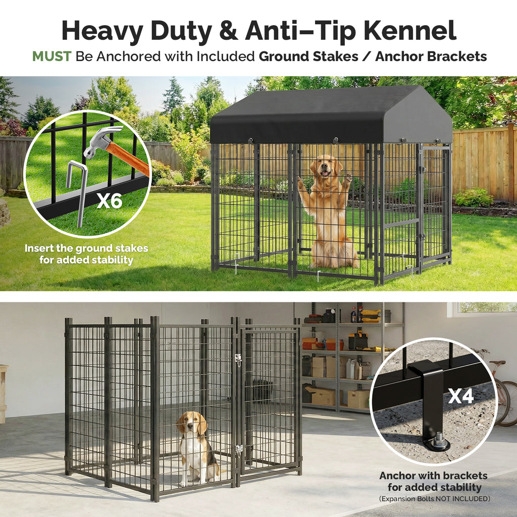 Sino Luban 2-Pack Outdoor Dog Kennel GF1 — photo 008