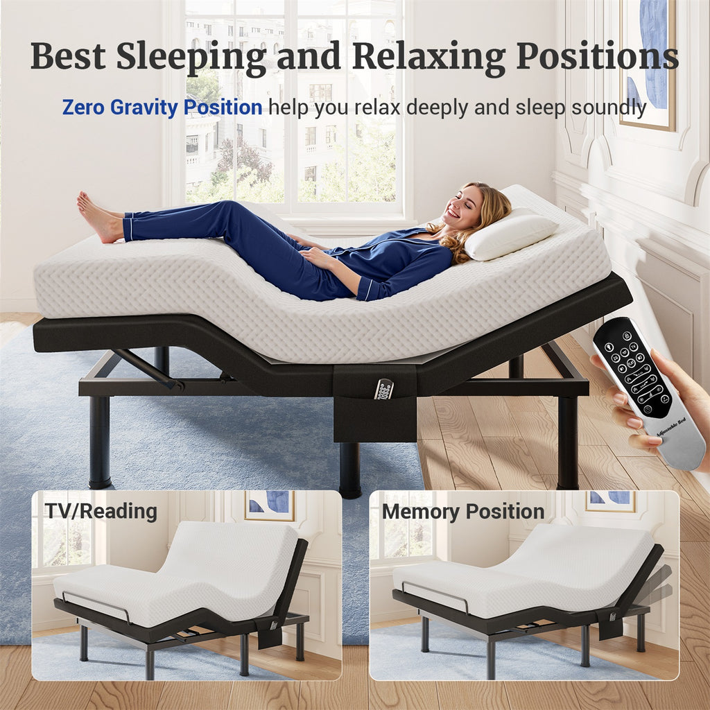 Sino Luban Split King Adjustable Bed Base TM1 — photo 010