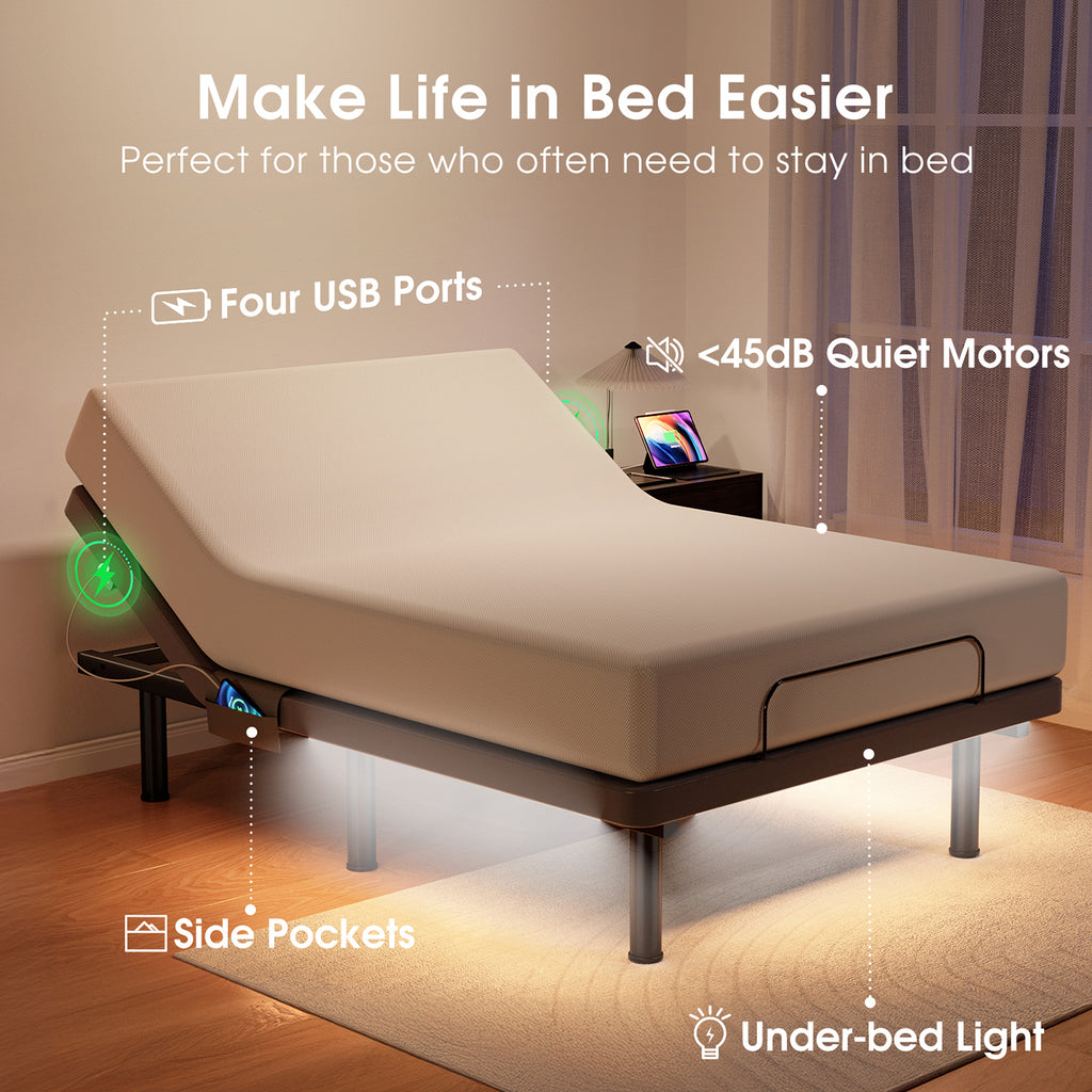 Sino Luban Queen Adjustable Bed Base TM2 — photo 007