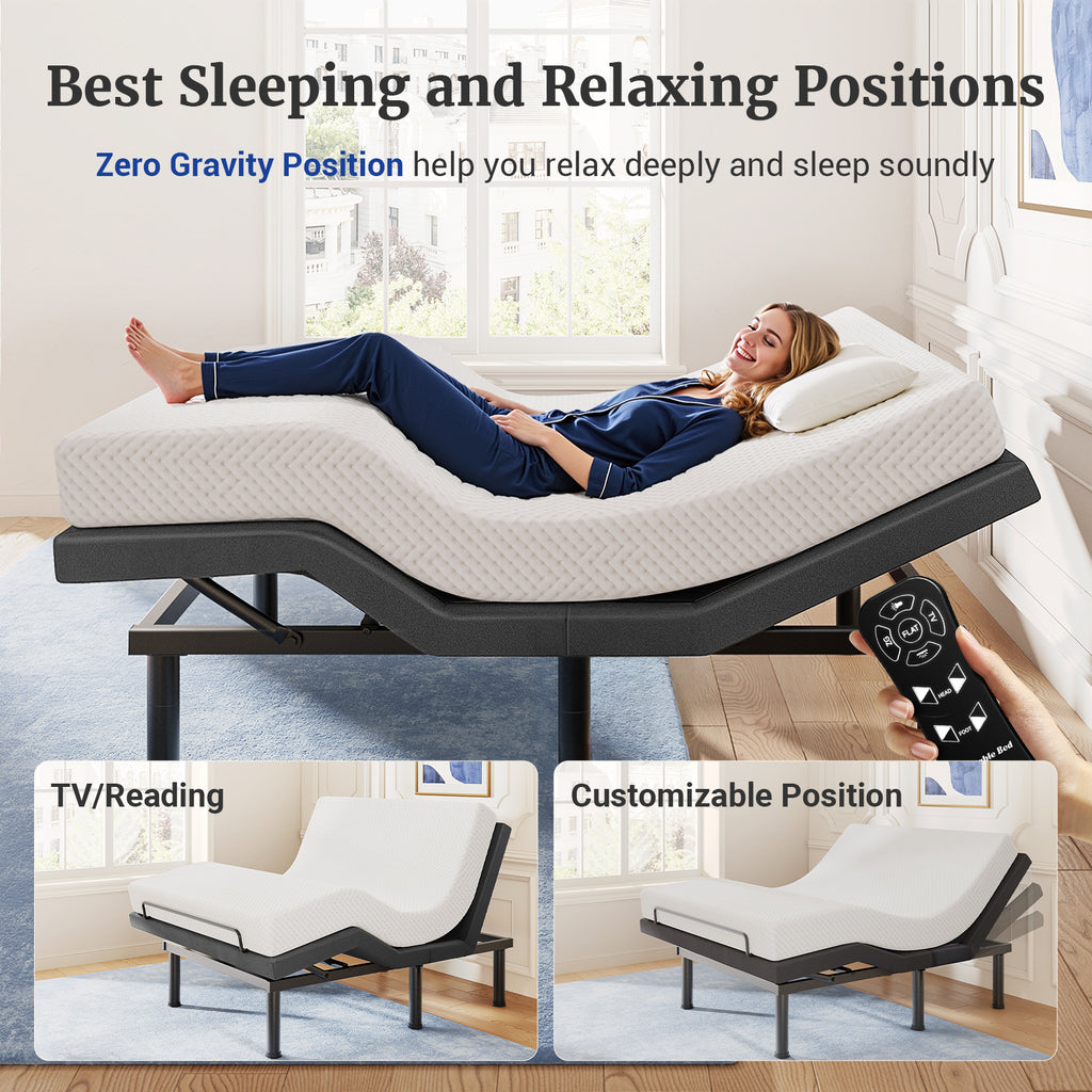 Sino Luban T450 Queen Adjustable Bed Base TM4 — photo 005