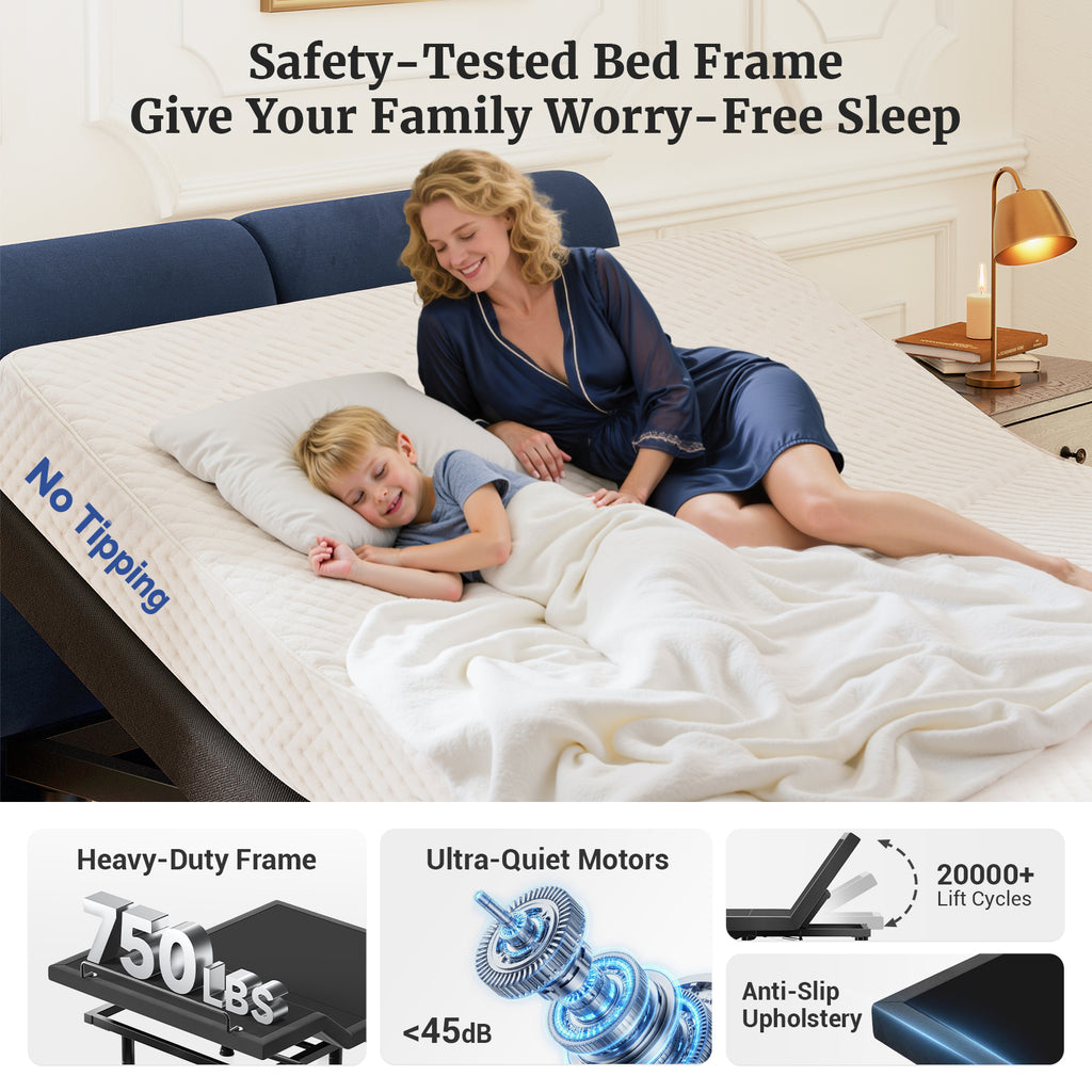 Sino Luban T450 Queen Adjustable Bed Base TM4 — photo 006